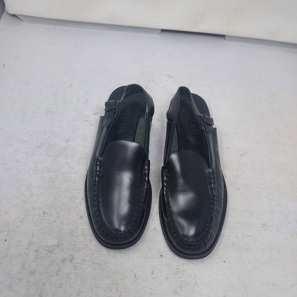 Hereu Black Raiger Heeled Sling Back Shoe - Picture 4 of 11